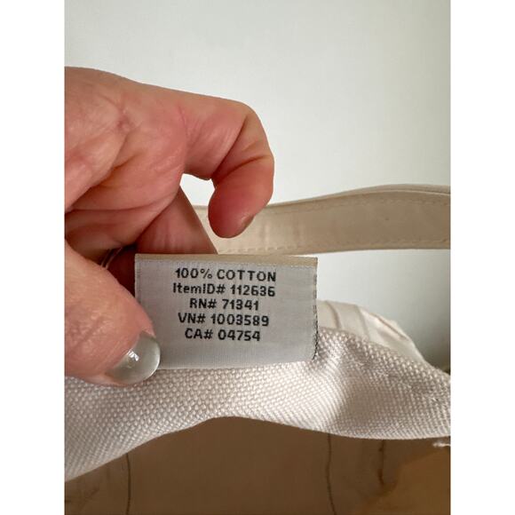 L.L. Bean Vintage Boat and Tote Canvas Tote Bag in Off White/Cream, One Size - Picture 3 of 10